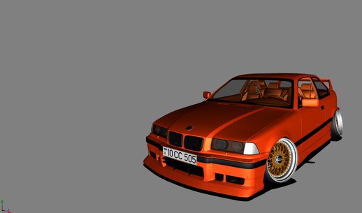 BMW E36 Coupe ORANGE AZERBAIJAN For Drift