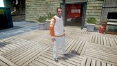 White & Orange - Pullover & Pants