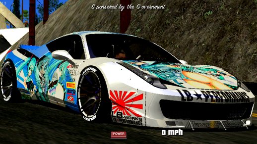 Ferrari 458 Livery for Mobile