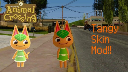 Animal Crossing Tangy Skin Mod