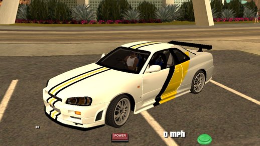 NFS No Limits Royals crew wrap for Nissan Skyline GTR R34 V-Spec 1999