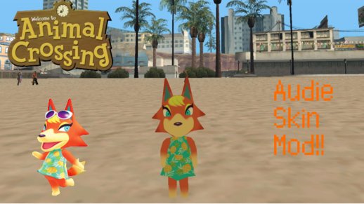 Animal Crossing Audie Skin Mod