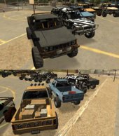 GTA V Karin Rebel 4x4 & Rusty [VEHFUNCS|IVF|CAMO LIVERIES]