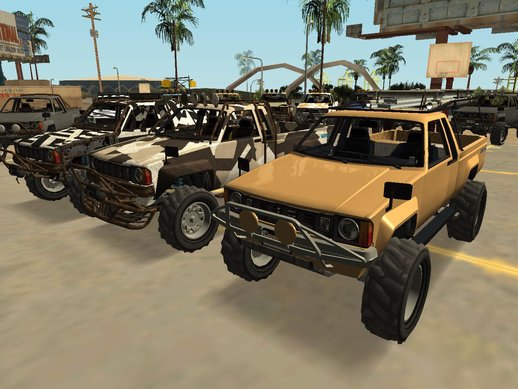 GTA V Karin Rebel 4x4 & Rusty [VEHFUNCS|IVF|CAMO LIVERIES]