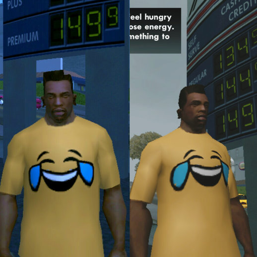 Crying Emoji T-shirt  for Mobile