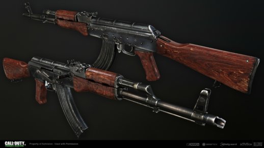 COD MW Remastered's AK-47 (HQ)