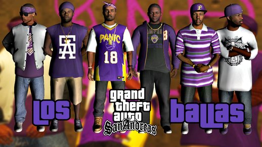 NUEVOS BALLAS DE GTA 5 PARA GTA SA