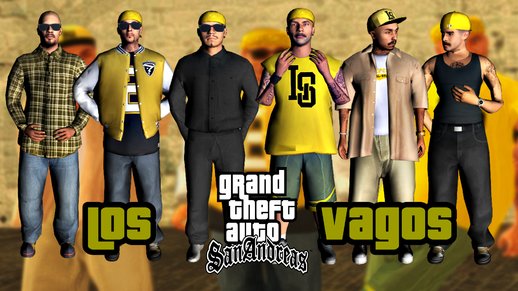 LOS VAGOS Skins from GTA 5 for GTA SA