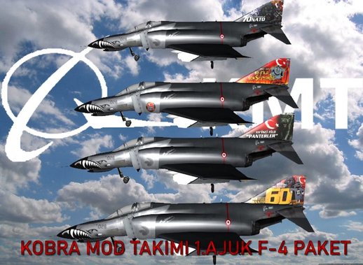 Turkish Air Force F-4E Phantom 2020 Livery Pack - Turk Hava Kuvvetleri