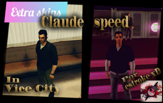 Extra Skins Claude Speed For Vice City