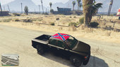 Bravado Bison With Confederate Flag