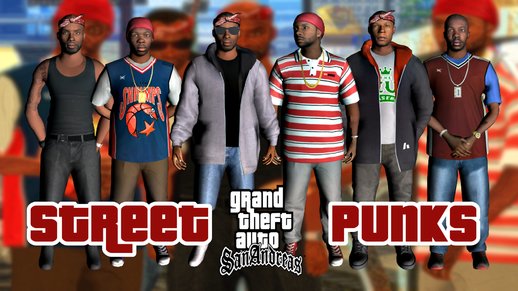 Street Punks de GTA5 para GTA SA