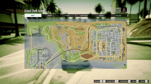 Atlas / GTA 5 Style Map with Radar for Las Venturas & San Fierro