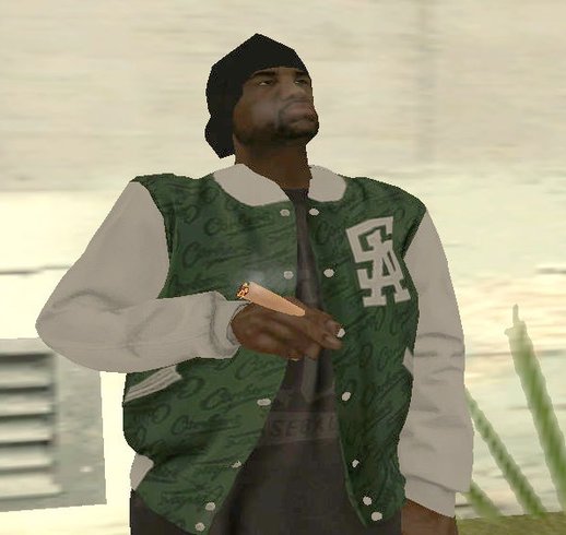 Brian Johnson Varsity Jacket Skin Model