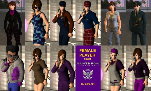 Female Playa from Saints Row The Third and IV