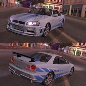 Nissan Skyline R34 Tunable for Mobile