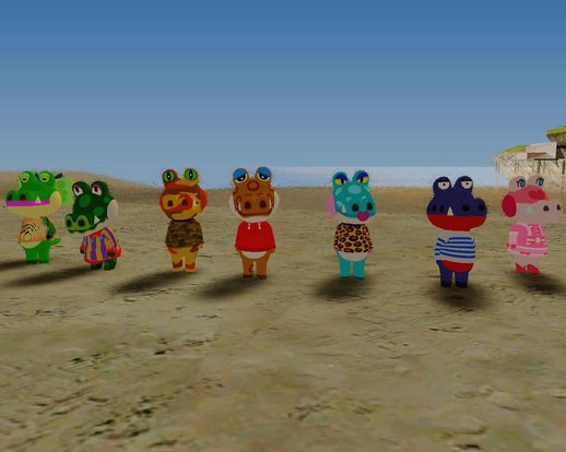 Alligators Skin Pack Animal Crossing