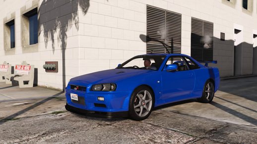 Nissan Skyline GT-R V-Spec II [Add-On | Template | RHD]