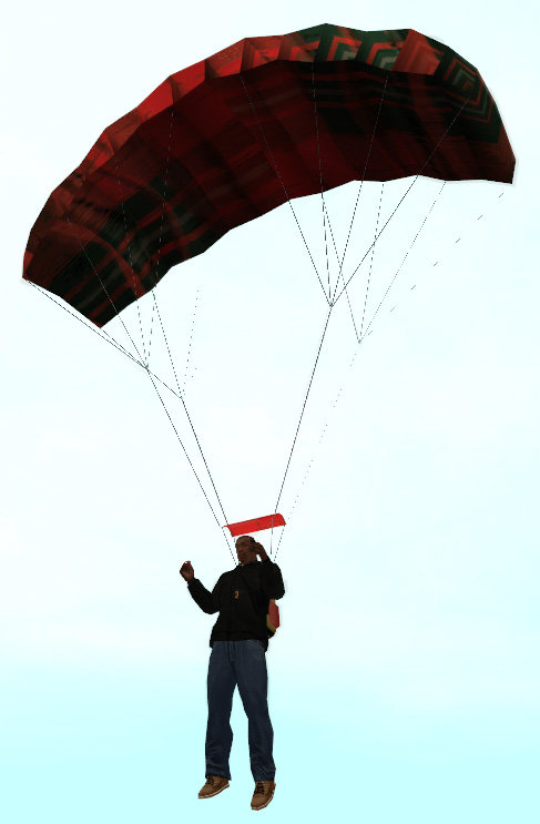 Get a Parachute When Entering a Plane