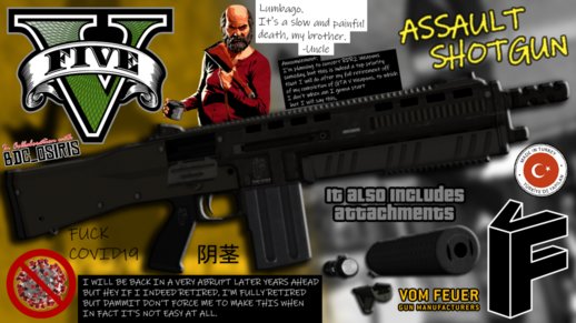 GTA V Vom Feuer Assault Shotgun [GTAinside.com Release]