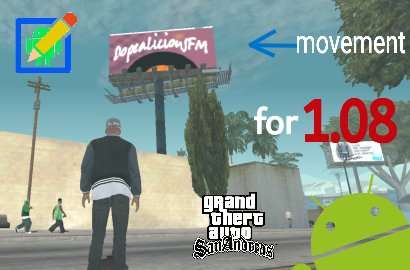 Moving Ads for apk GTA SA 1.08 Android