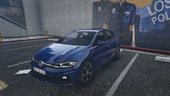 Volkswagen Polo R-Line 2018 unmarked police car