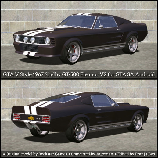 GTA V Style 1967 Shelby GT-500 Eleanor V2 for Android