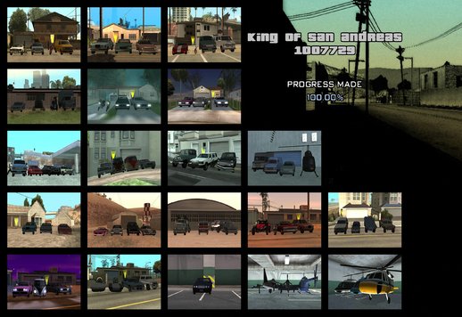 The King Of San Andreas 100% Savegame [original] Modded