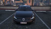 VW Golf Variant 2014 | Civilian | Unmarked Danish police | ELS ready