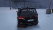 VW Touran 2016 | Unmarked Danish police | ELS ready