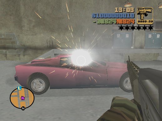 Bulletproof Cheetah for GTA lll Main Mission