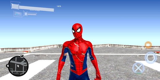 Spider Man Classic Suit - Damaged PS4 for Mobile