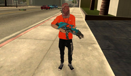 AK 2 Juta Free Fire (AK BLUE FLAME DRACO)