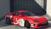 Toyota Supra 8Pralift Mad Mike Redbull Livery Design