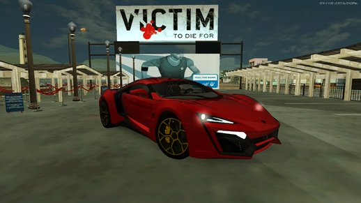 W Motors Lykan Hypersport (SA lights) [PC and mobile]