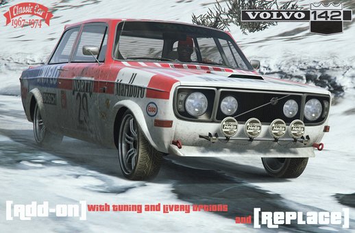 Volvo 142 [Add-On / Replace | Tuning | Livery | Template | LODs]