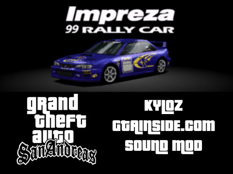 Gran Turismo 2 Subaru Impreza Rally Car 1999 Car Sound Mod