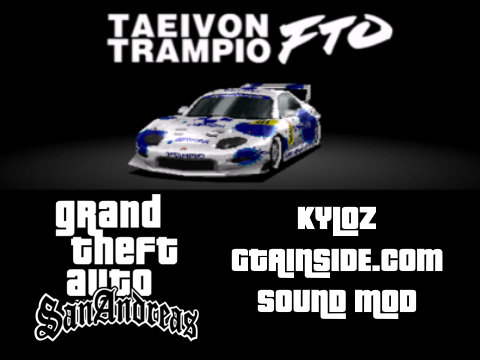 Gran Turismo 2 Mitsubishi Taeivon Trampio FTO GT 1999 Car Sound Mod