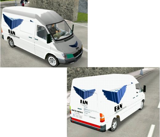 Mercedes Benz Sprinter Fan Courier Express for Mobile