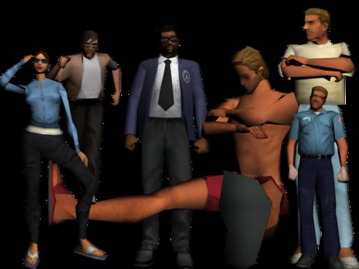 Edited Vice City Peds