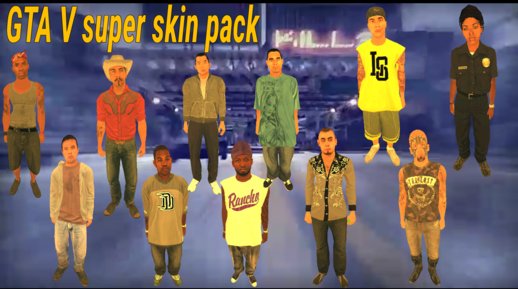 GTA V Super Skin Pack 1.1 for Android