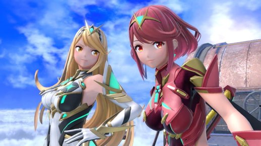 Pyra and Mythra from Super Smash Bros. Ultimate