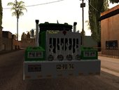 Kenworth W900 Lowpoly Roadtrain