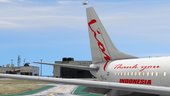 LIVERY 100th LION AIR BOEING 737 900ER