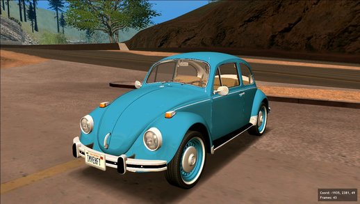 Volkswagen Beetle (Fusca) 1300 1974 - Brazilian Version