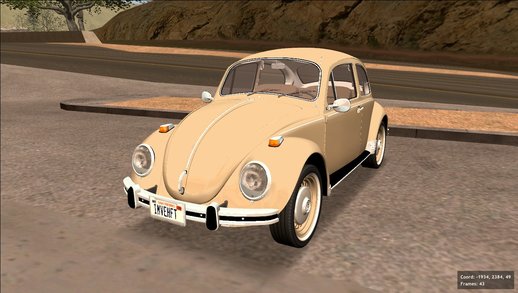 Volkswagen Beetle (Fuscao) 1500 1971 - Brazilian Version