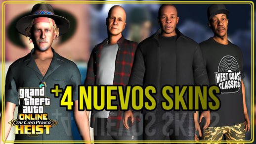 The Cayo Perico Skins from GTA 5 for GTA SA