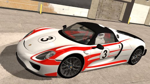 Porsche 918 Spyder Weissach Package (SA lights) for mobile