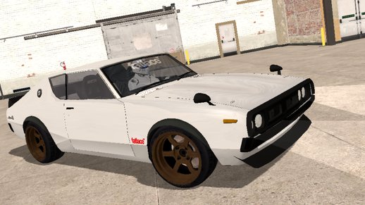 Fatlace Nissan Skyline 2000 GTR (KPGC110) (SA lights) for mobile