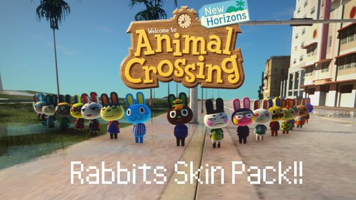 Animal Crossing Rabbits Skin Pack